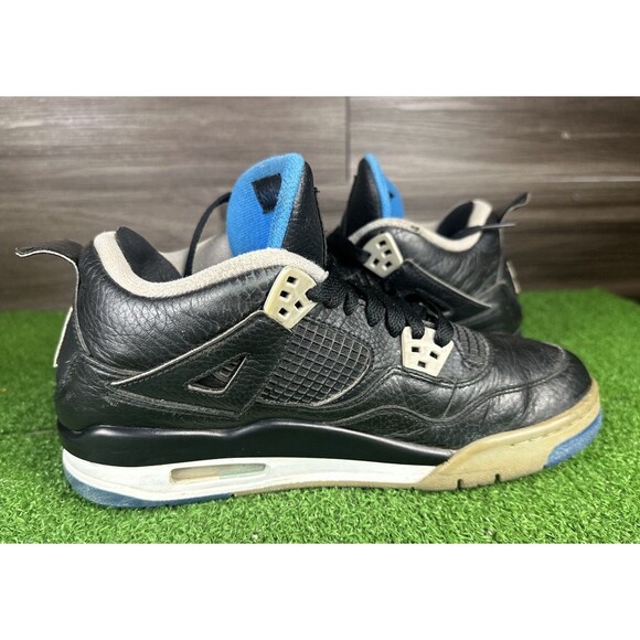 Air Jordan 4 Retro Motorsports Alternate 2017 Size 6.5 Black 4 Blue IV womens 8 main image 8